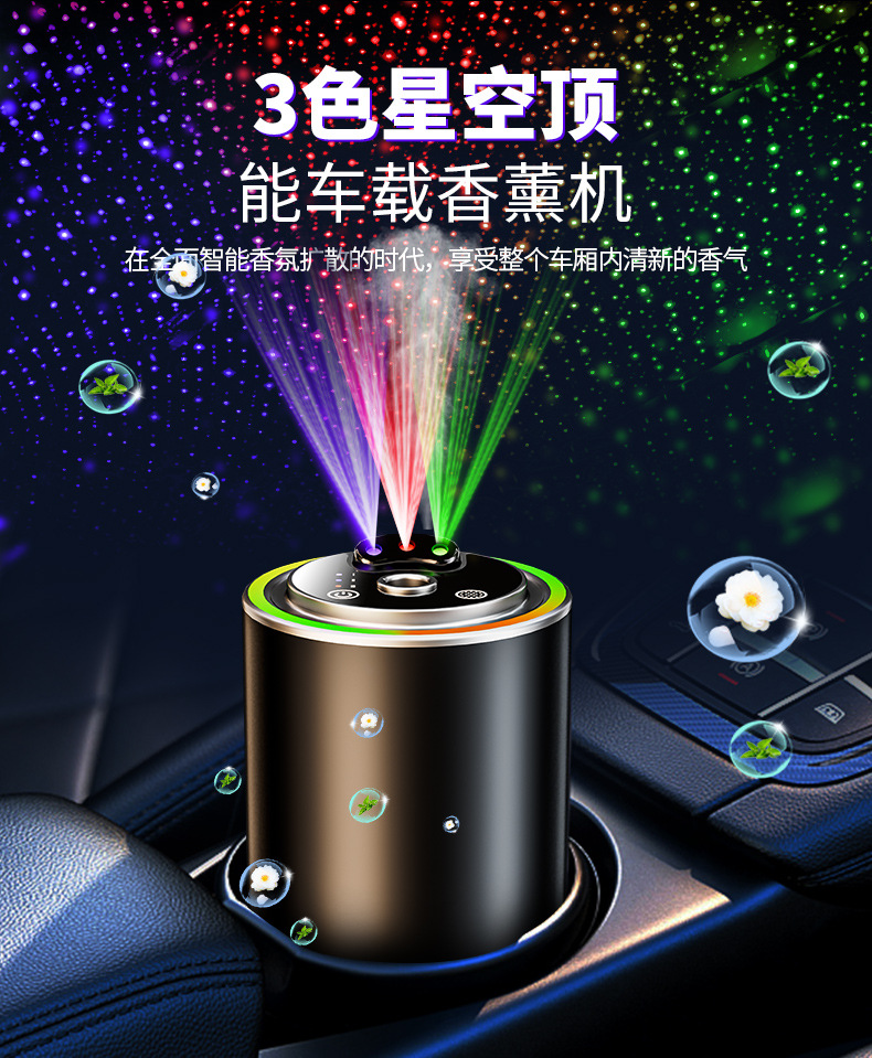 Three-color Starry Sky Top Car - Perfume Top Fragrance recension och pris