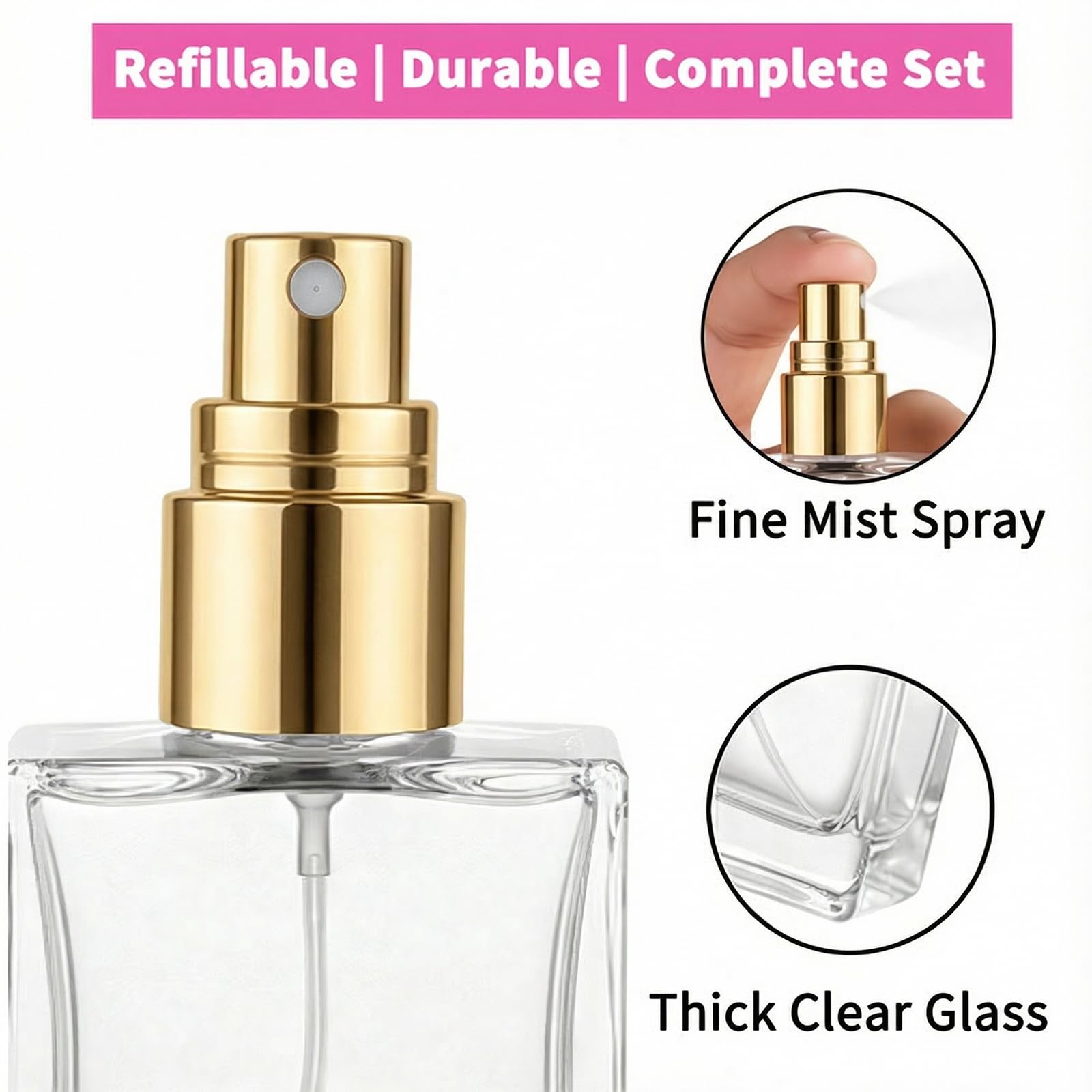High quality 30 15ml clear gla - Perfume Fragrance Dispenser recension och pris