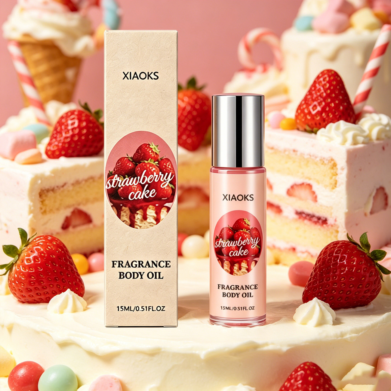 1 Bottle of Strawberry Cake Sw - Perfume Xeryus recension och pris
