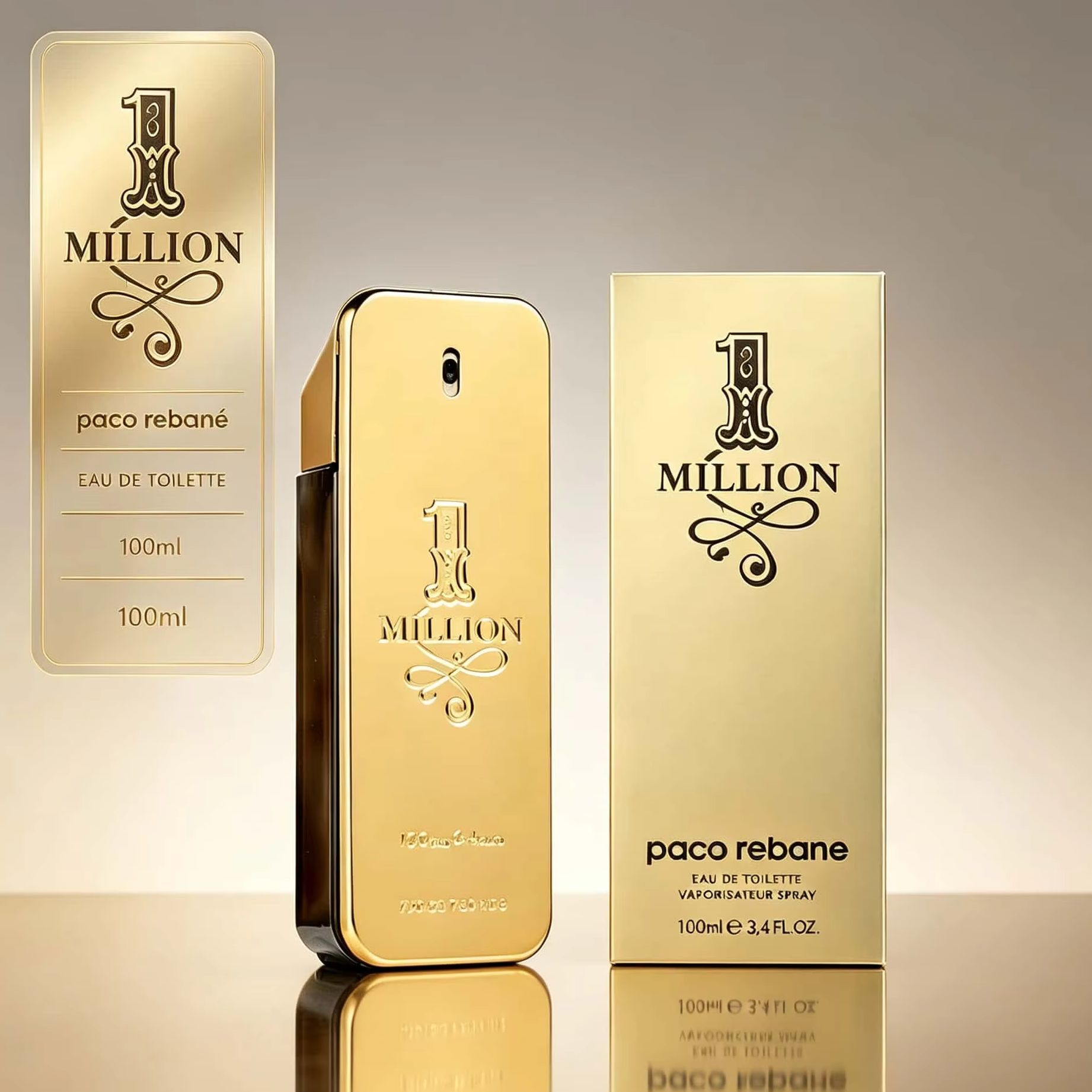 Paco Rabanne 1 Million Eau de  - Perfume Fragrance Logo recension och pris