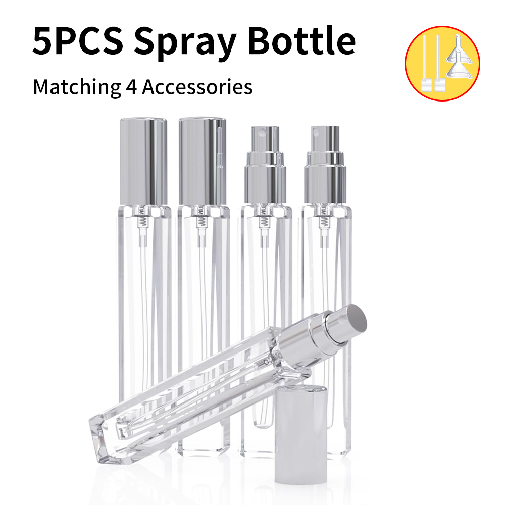 5-Piece Cologne Atomizer Empty - Perfume Fragrance Dispenser recension och pris