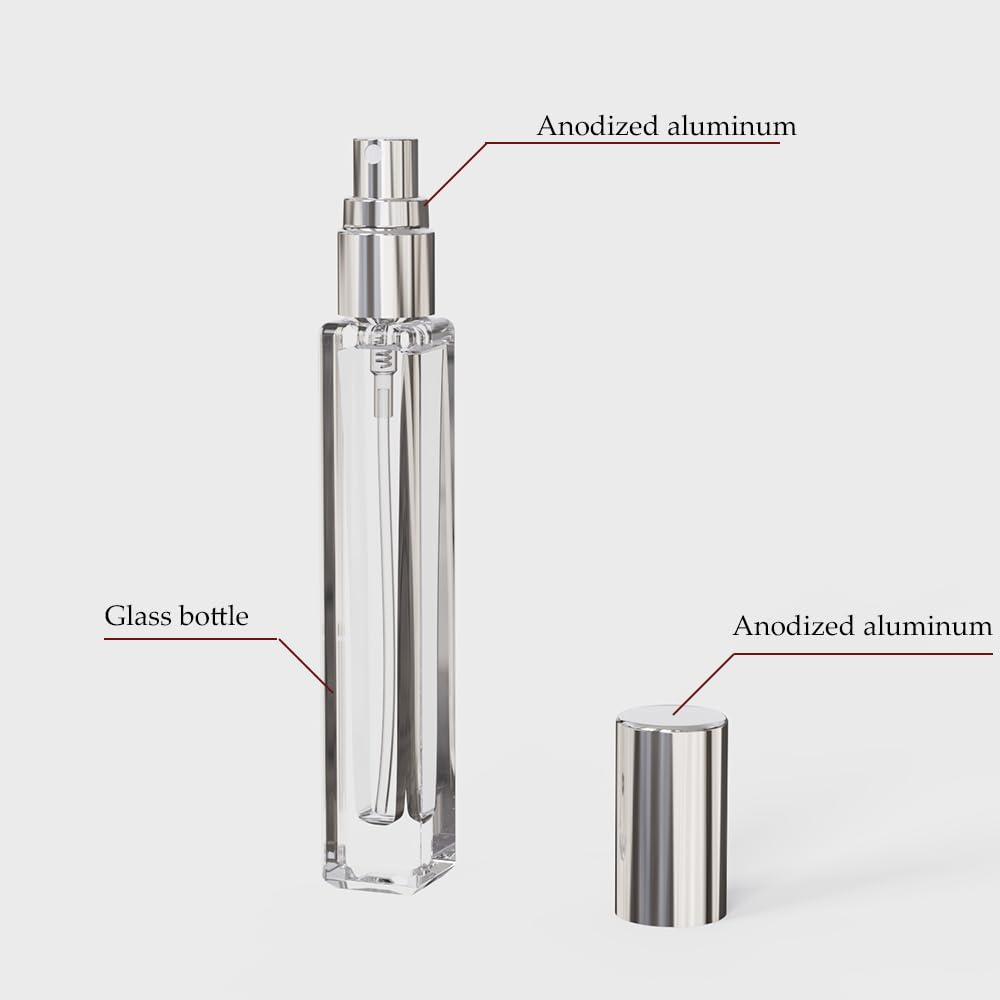 5-Piece Cologne Atomizer Empty - Perfume Fragrance Dispenser recension och pris