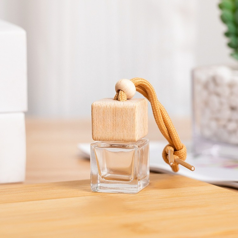 5Pcs 8ML Square Clear Glass Ca - Perfume Fragrance Logo recension och pris
