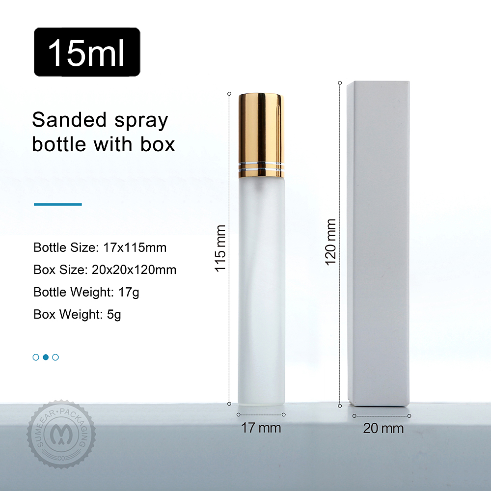 50/80Pcs 15ml Frosted Perfume  - Perfume Fragrance Logo recension och pris