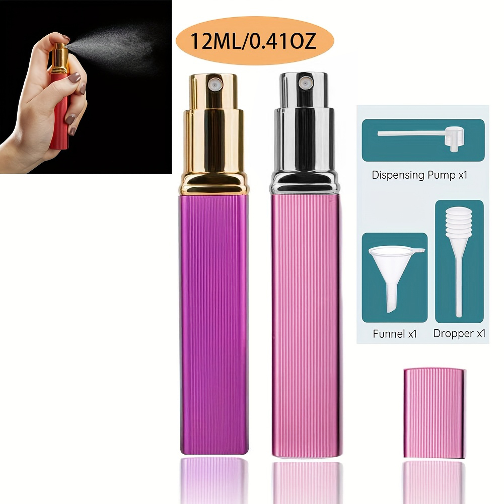 2-Piece Set, 12ml Refillable P - Perfume Fragrance Dispenser recension och pris