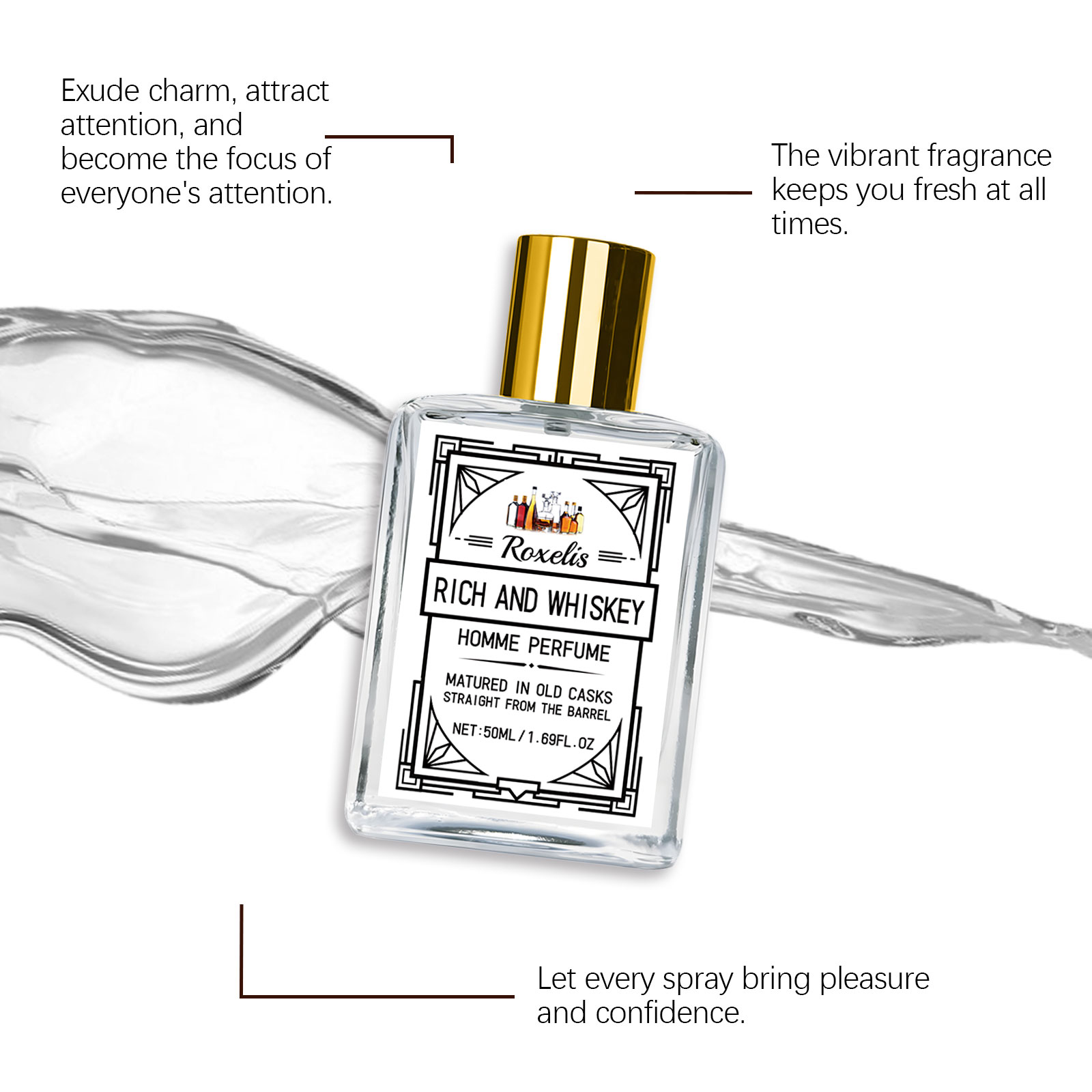 Roxelis 50ml Charm Whisky Men' - Perfume Xeryus recension och pris