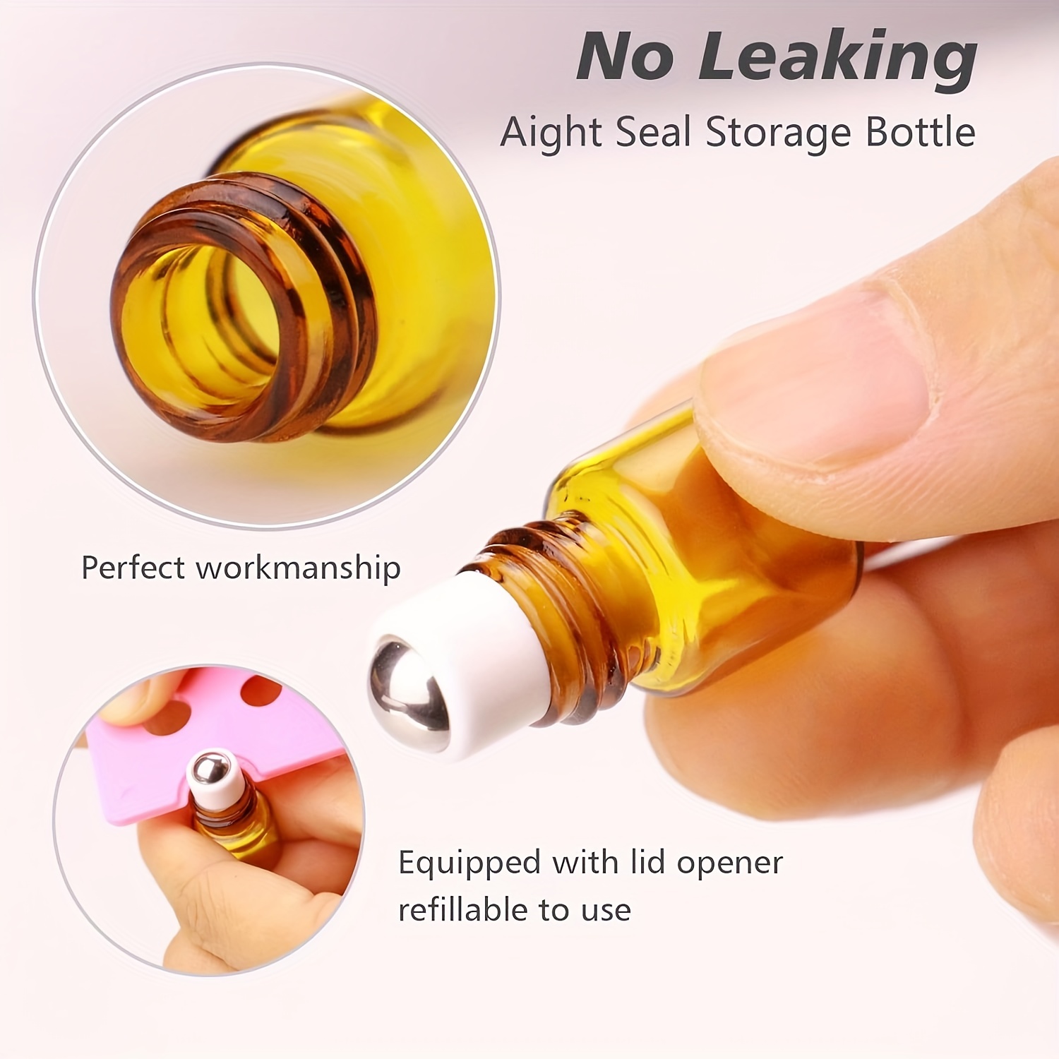 60-Piece Set, 2/3/5/10ml Amber - Perfume Fragrance Dispenser recension och pris